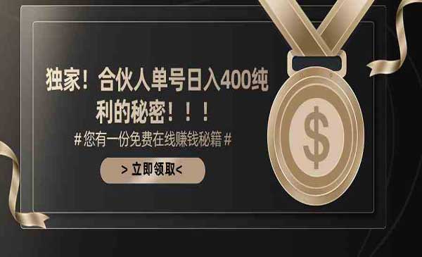 游戏合伙人撸金项目-柚子网创