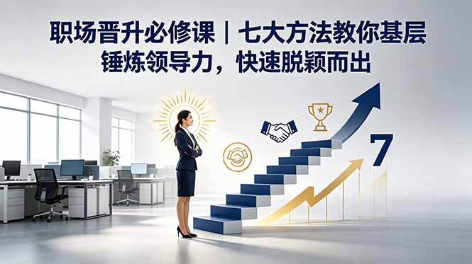 付费文章：职场晋升必修课｜七大方法教你基层锤炼领导力，快速脱颖而出-柚子网创