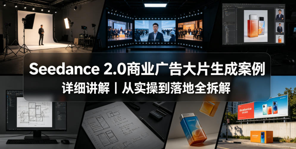 Seedance 2.0商业广告大片生成案例详细讲解｜从实操到落地全拆解-柚子网创