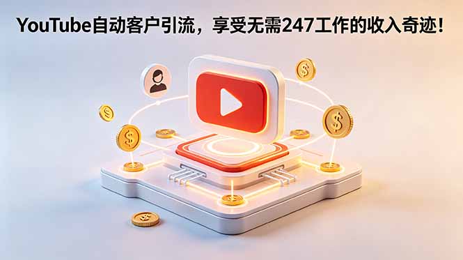 YouTube 自动客户引流，享受无需 247 工作的收入奇迹！【原创双语字幕】-柚子网创