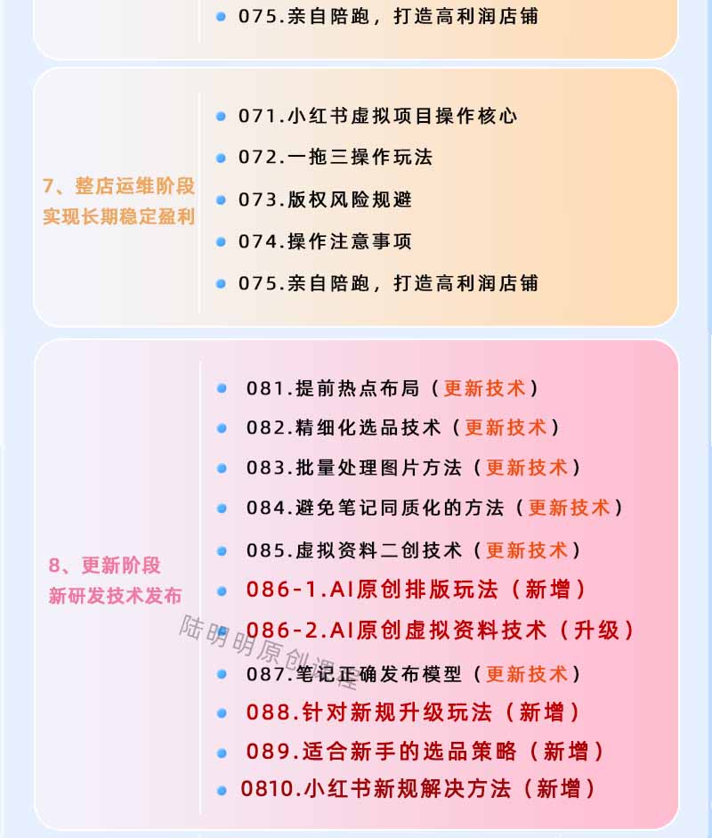 图片[4]-小红书虚拟项目特训班9.0，全面拥抱AI，批量产出原创PPT货源，单品/单店纯利润几万到几十W-柚子网创