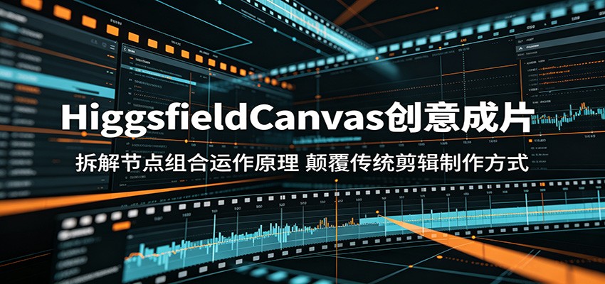 HiggsfieldCanvas创意成片：拆解节点组合运作原理，颠覆传统剪辑制作方式-柚子网创