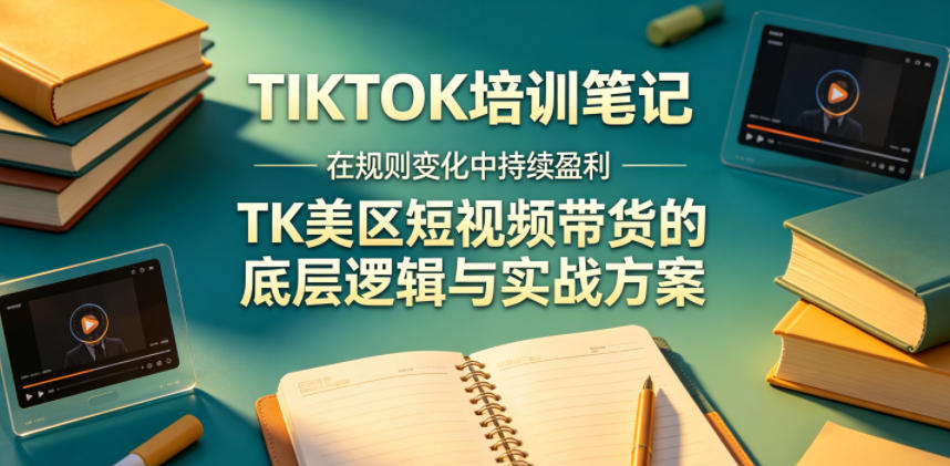 视界跨境TIKTOK4月17培训笔记，在规则变化中持续盈利，TK美区短视频带货的底层逻辑与实战方案【文档】-柚子网创