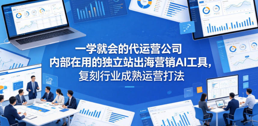 一学就会的代运营公司内部在用的独立站出海营销AI工具，复刻行业成熟运营打法-柚子网创
