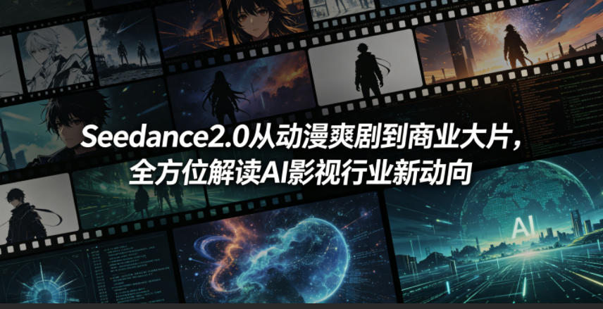 Seedance2.0从动漫爽剧到商业大片，全方位解读AI影视行业新动向-柚子网创