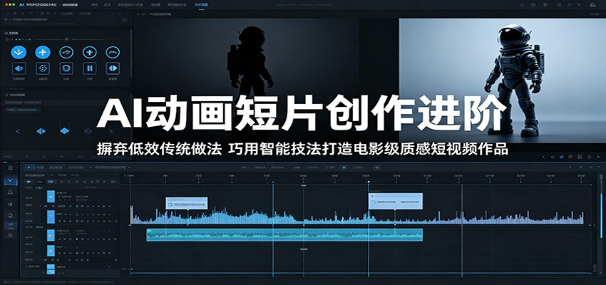 AI动画短片创作进阶：摒弃低效传统做法，巧用智能技法打造电影级质感短视频作品-柚子网创