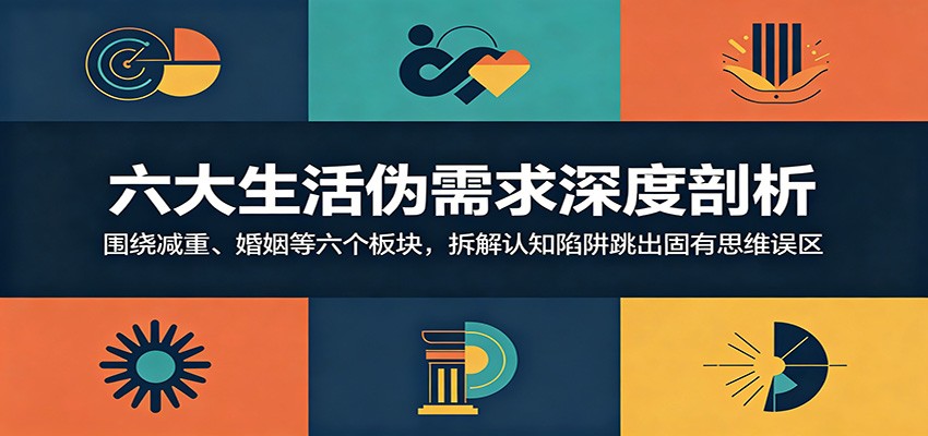 六大生活伪需求深度剖析：围绕减重、婚姻等六个板块，拆解认知陷阱跳出固有思维误区-柚子网创
