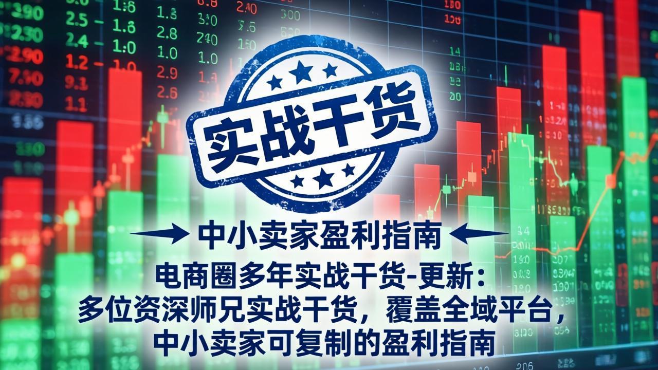 电商圈多年实战干货-更新4月：多位资深师兄实战干货，覆盖全域平台，中小卖家可复制的盈利指南-柚子网创