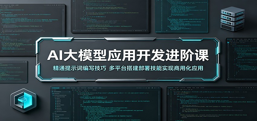 AI大模型应用开发进阶课：精通提示词编写技巧，多平台搭建部署技能实现商用化应用-柚子网创