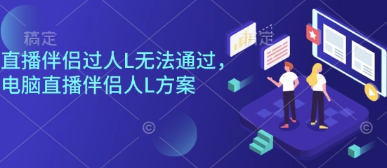 直播伴侣过人L无法通过，电脑直播伴侣人L方案，自测-柚子网创